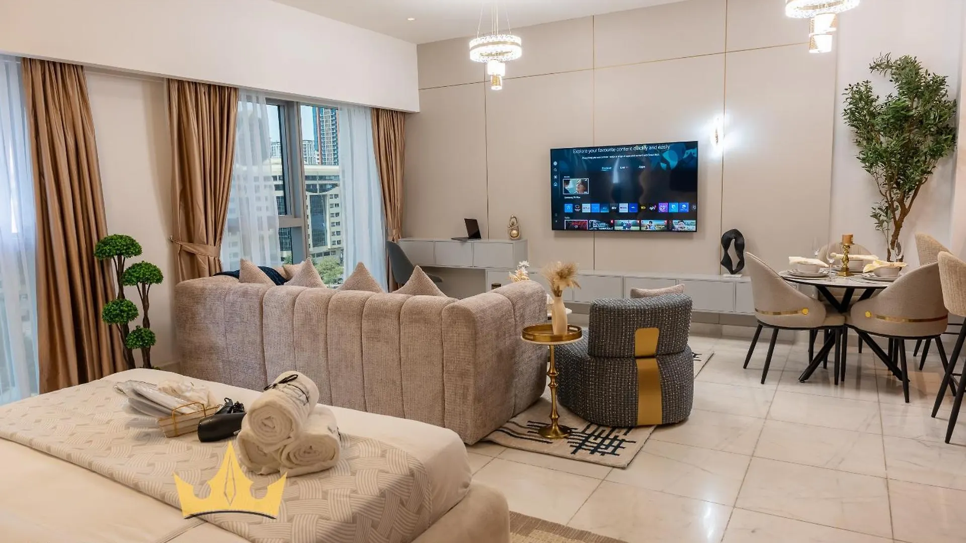 Central Park Towers Royal Suite Difc Downtown Дубай Гостевой дом